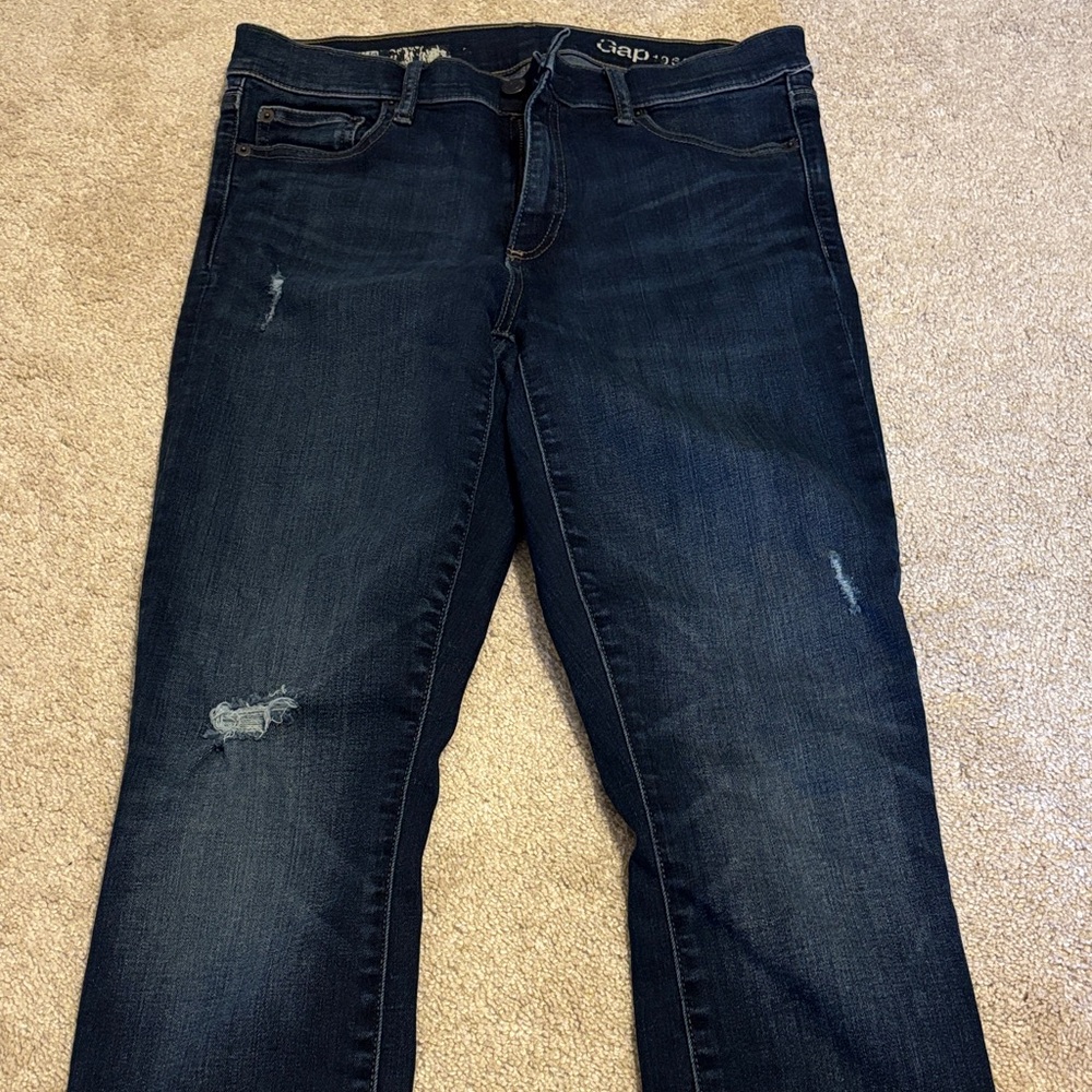 Gap Dark Blue Women’s Skinny Jeans - Picture 3 of 7